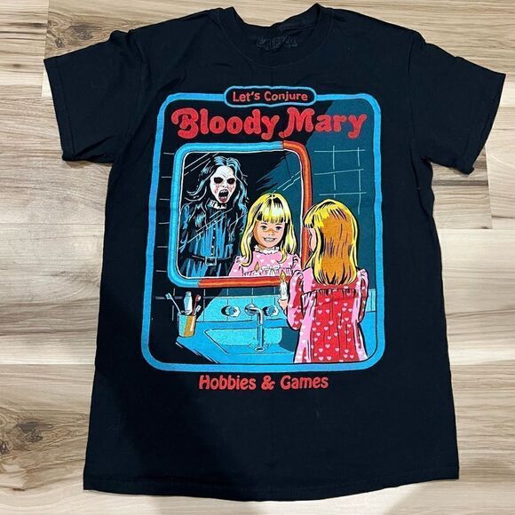 Creepy Co. Bloody Mary Graphic Short Sleeve Tee Men’s Small - Picture 1 of 3
